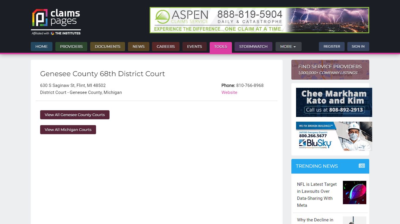 Genesee County, Michigan - 68th District Court - 810-766-8968 ...